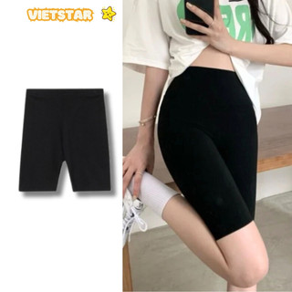 Quần Legging Lửng Ngố Cạp Chun XINHQUEEN Quần Biker Shor Vải Thun Mịn Co Dãn 4 Chiều
