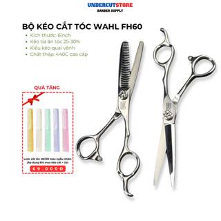 Bộ Kéo Cắt Tóc Wahl - Kéo Tỉa Tóc Nam Nữ Cao Cấp FH60 6inch