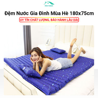 Đệm Nước Mát Mùa Hè Dài 180x75cm, Giải Nhiệt Tốt, Dễ Dàng Di Chuyển, Chống Thấm Nước