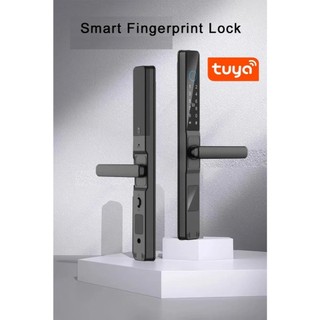 Khóa vân tay cửa nhôm Xingfa thông minh dùng app TUYA bảo hành 12 tháng, nhận lắp đặt