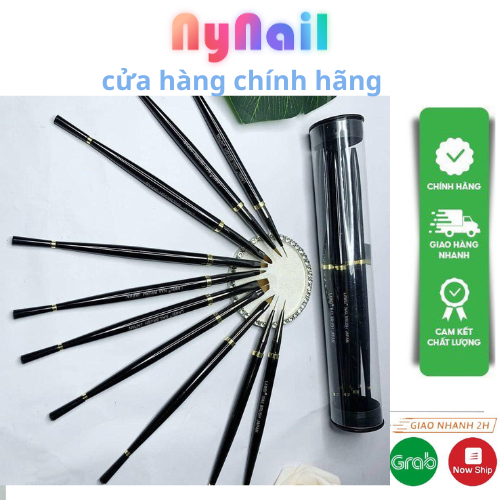 bộ cọ cao cấp lawei 10 cọ