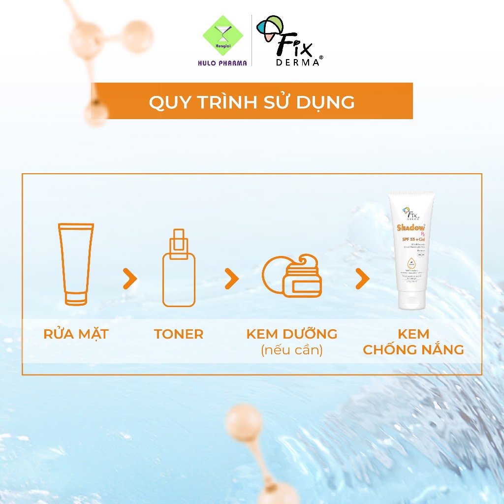 [FIXDERMA] Kem Chống Nắng Fixderma Shadow SPF 55+ Gel Giúp Giảm Dấu Hiệu Lão Hóa 75g - Hùng Lợi | BigBuy360 - bigbuy360.vn
