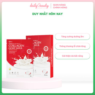 5 miếng mặt nạ dưỡng da collagen goat milk ampoule mask diapia daily beauty