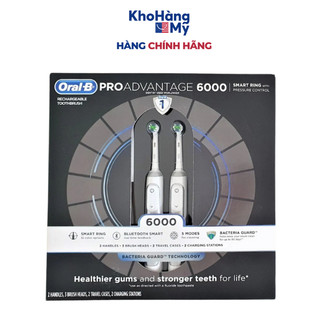 Bàn chải điện Oral B 6000 Genius Elite/ ProAdvantage [Made in Germany]