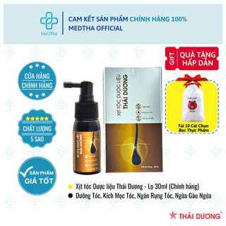 Xịt tóc dược liệu thái dương - dưỡng tóc, kích thích mọc tóc, ngăn rụng tóc, ngừa gàu ngứa