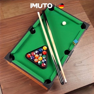 IMUTO Bàn Bi A Bằng Gỗ,Bàn Bi-a mini trẻ em cao cấp, bàn chơi Bi-a chất liệu nhựa và gỗ cao cấp an