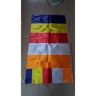 combo 10 cờ 50x1m - cờ dẫn đường phật giáo