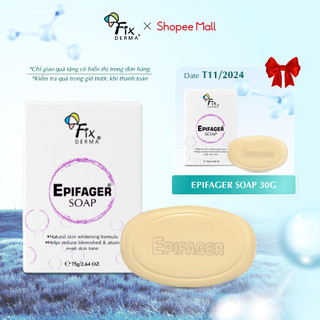 Xà Phòng Trắng Sáng Da, Mờ Thâm Nám, Tàn Nhang FIXDERMA Epifager Soap Giúp Da Đều Màu 75g [Hùng Lợi]