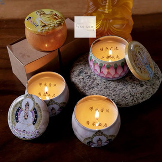 Nến thơm dâng phật khắc chữ