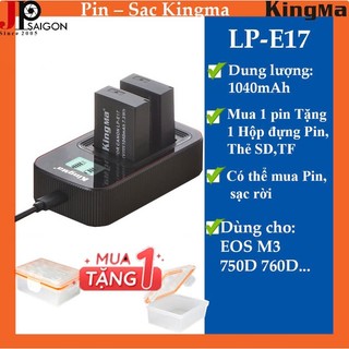 Pin sạc ver 3 kingma thay thế cho pin sạc máy ảnh canon lp-e17