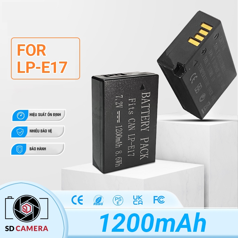 Pin LP-E17 cho Máy ảnh Canon EOS M3 M5 M6 750D 760D 800D... Pin LP E17 Dung lượng cao [KHÔNG SẠC ĐƯỢ