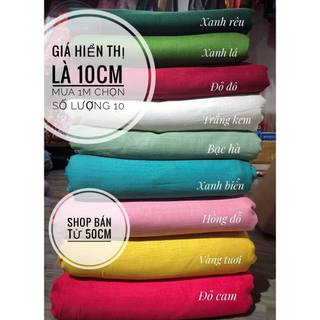 Linen Xước - giá hiển thị là giá 10cm, mua 1m chọn 10.