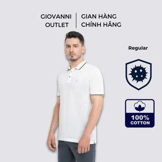 Áo Polo Nam Cộc Tay GIOVANNI Chất Liệu Nhập Khẩu Ý 100% Cotton Mako Compact GPL01-006