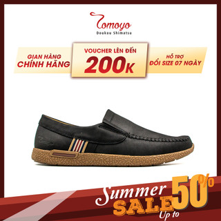 Giày Lười Nam Da Nubuck Lót Da Cừu Cực Êm Tomoyo TMN08101