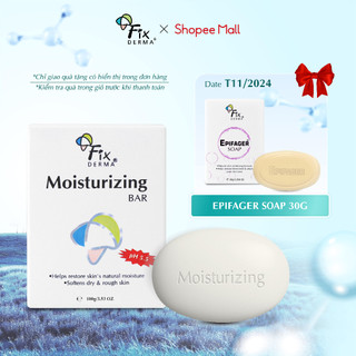 Xà Phòng Tắm Giúp Dưỡng Ẩm FIXDERMA Moisturizing Bar Giúp Trắng Da, Cấp Ẩm, Mềm Mịn 100g - Hùng Lợi