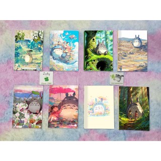 Vở totoro kẻ ngang S7VI11 tập totoro vở hoạt hình sổ hoạt hình 25x17cm 80 trang giấy đẹp