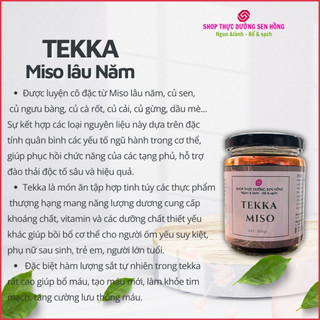 Tekka miso Bồi bổ sức khỏe, hỗ trợ thải độc sâu