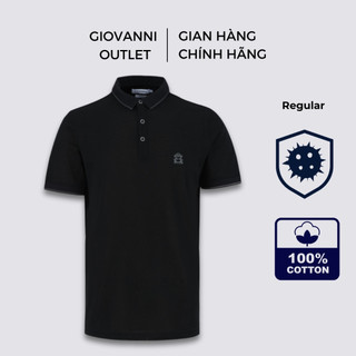 Áo polo nam cộc tay giovanni chất liệu nhập khẩu ý 100% mako cotton cao cấp gpl01-020