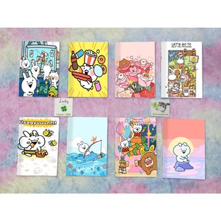 Vở thỏ usagyuuun kẻ ngang S7VI64 vở hoạt hình tập cute 25x17cm 80 trang giấy đẹp
