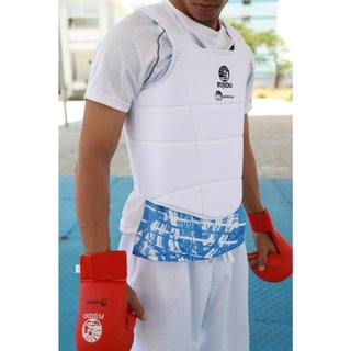 GIÁ XƯỞNG!!! Giáp ngực Karate Fujido mẫu thi đấu Quốc Gia (Hàng nhập)