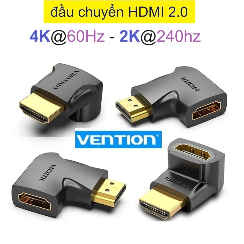 Đầu chuyển đổi HDMi 2.0 Vention 4K 60Hz