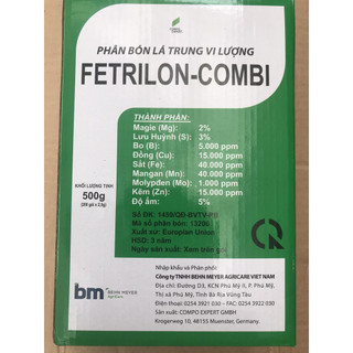 3 gói Phân Bón Lá FETRILON 2.5g - Phân Bón lá Trung Vi Lượng