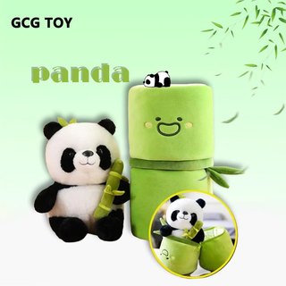 Gcg✨cod✨gấu bông gấu trúc panda trong ống tre 2 in 1 - thú nhồi bông gấu trúc ôm cây tre cao cấp