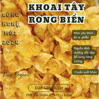 200gr Khoai Tây Rong Biển, Vị Mới [𝗙𝗿𝗲𝗲 𝘀𝗵𝗶𝗽 + 𝗩𝗼𝘂𝗰𝗵𝗲𝗿 𝘅𝘁𝗿𝗮] - Đặc Sản Đà Lạt. Moyfood
