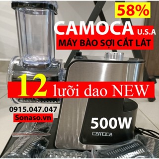500W - U.S.A MÁY BÀO SỢI CAMOCA, CẮT LÁT RAU CỦ 12 LƯỠI DAO