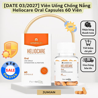 [DATE 03/2027] Viên Uống Chống Nắng Heliocare Oral Capsules 60 Viên