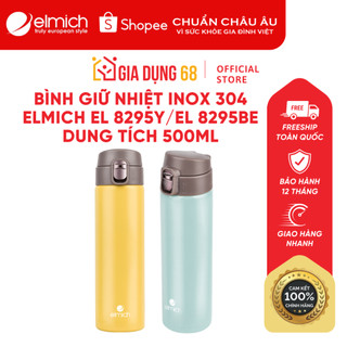 Bình giữ nhiệt inox 304 elmich el 8295be / el 8295y dung tích 500ml