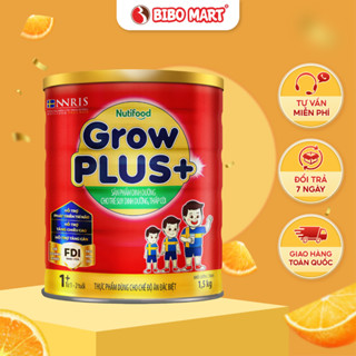 Sữa Bột GrowPLUS+ Đỏ Tiêu Hóa Tốt Tăng Cân Đề Kháng Phát Triển Não Bộ 1,5kg Bé - BiboMart