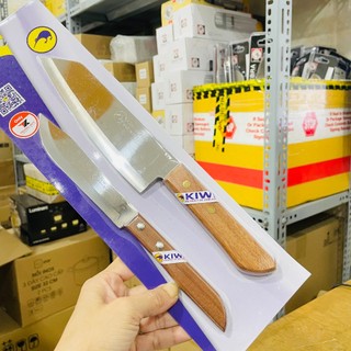 Bộ 2 dao kiwi thái lan - dao thái thịt & dao gọt rau củ - w2b