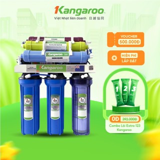 [MIỄN PHÍ LẮP ĐẶT] Thiết bị lọc nước Kangaroo RO 9 lõi KG109A không vỏ tủ