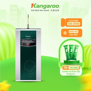 Thiết bị lọc nước Kangaroo RO 9 lõi Model KG109A vỏ tủ VTU màu xanh (kèm carton)