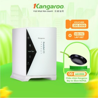 [MIỄN PHÍ LẮP ĐẶT] Máy lọc nước Hydrogen Kangaroo RO 5 lõi UNDERSINK thân vỏ trắng KG100HU+