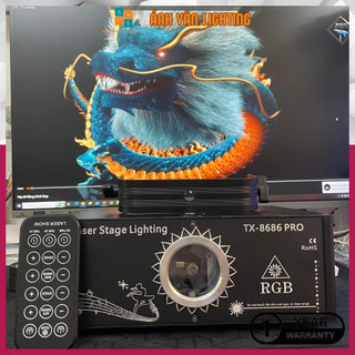 Đèn Laser TX -8686 Pro Chiếu Hình 3D Với Hơn 1000 Hiệu Ứng Đèn Bay Phòng Karaoke Vũ Trường