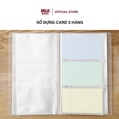 Sổ Đựng Card 3 Hàng MUJI (180 ô)