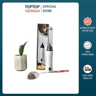 Combo quà tặng: máy đánh bọt sạc điện USB tặng ca đong 100ml