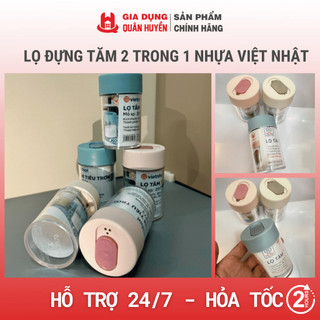 Lọ đựng tăm 2 trong 1 hàng xịn nhựa Việt Nhật