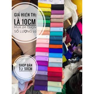 Lụa Mờ - giá hiển thị là giá 10cm, mua 1m chọn sl 10.