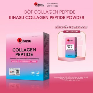 Bột collagen peptide kihasu: dạng bột collagen nhật bản dành cho người việt