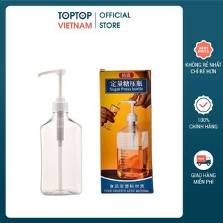 BÌNH BƠM ĐƯỜNG NHỰA 1600ML KÈM VÒI