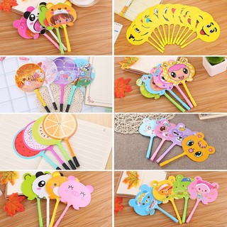 Bút bi quạt trái cây con thú 2 trong 1 tiện lợi