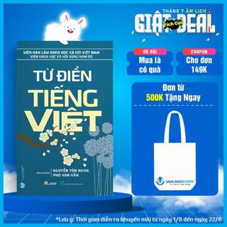 Sách - Từ Điển Tiếng Việt (Tái Bản 2024) - Nguyễn Tôn Nhan, Phú Văn Hẳn VLB