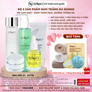 Bộ sản phẩm dưỡng da Sennio Intensive Pigmenttation Treatment Set xoá mờ sạm nám, tàn nhang cao cấp