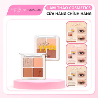 Bảng phấn mắt 4 màu focallure 4 colors eyeshadow palette fa177