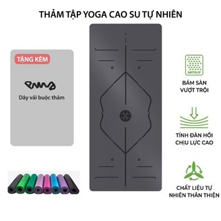  Thảm Tập Yoga  Tập Gym Định Tuyến Cao Su 5M Chống Trượt - Chính Hãng THAMES 