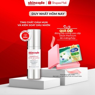 Tinh chất giảm mụn và kiểm soát dầu nhờn Skincode Essentials S.O.S Oil Control Balancing Serum 30ml - MS 1701