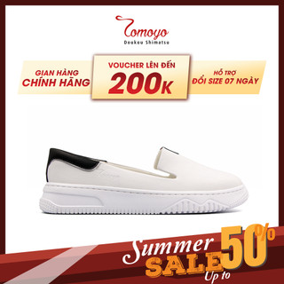 Giày sneaker nữ tomoyo da microfiber "siêu cá tính" tmw20507